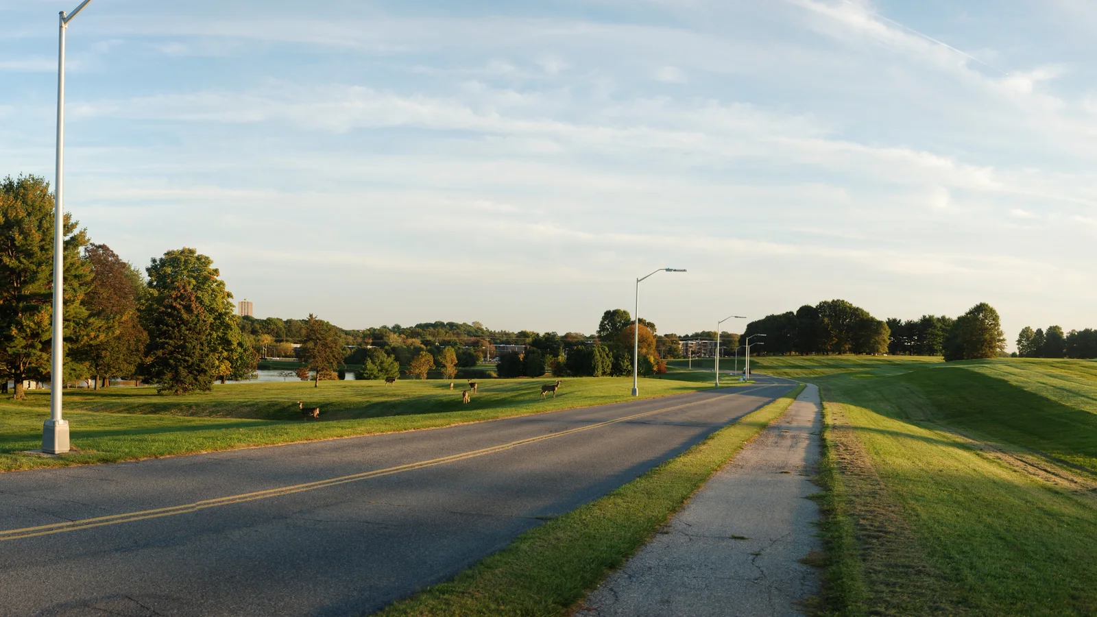 Wide panoramic view of the NIST campus and laboratory buildings in Gaithersburg.